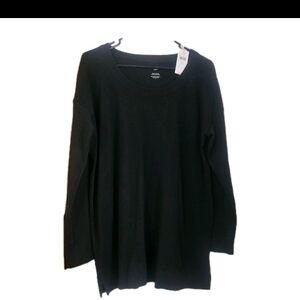 J. Jill Classic Black Long Sleeve Top